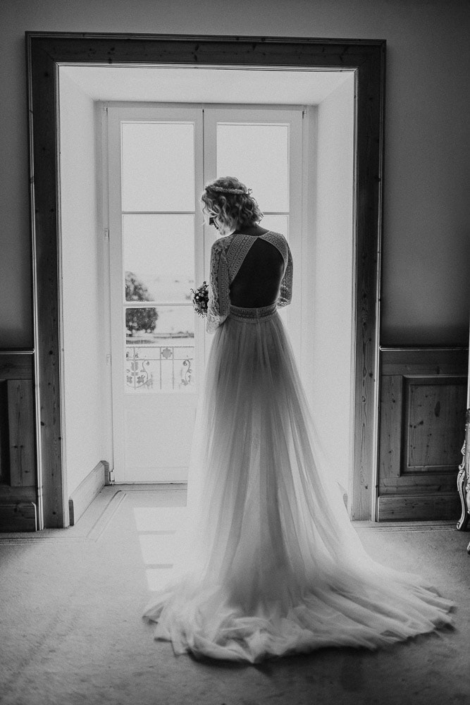 bride, window, bridal gown, lace, dress, lace gown